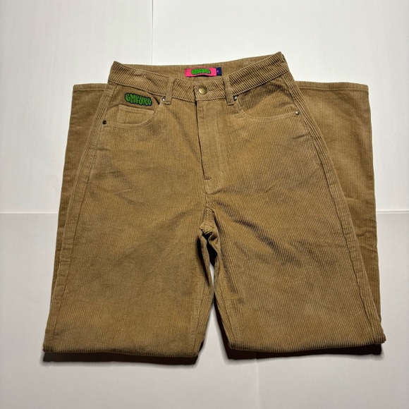 NWT Empyre Tori 90’s Tan Corduroy Skater Pants- size 4 - Picture 4 of 8